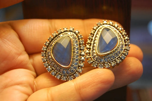 BLUE ZIRCON EARRINGS