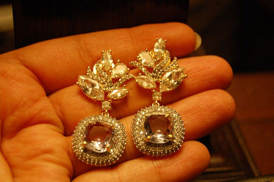 ZIRCON STONE EARRINGS