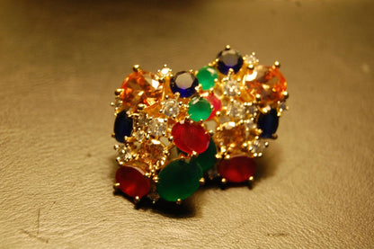 MULTI JEWELLED EARRINGS