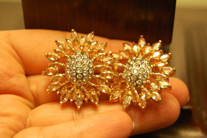 ZIRCON CHAMPAGNE EARRINGS