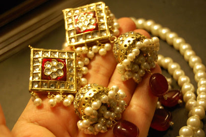 KUNDAN & RED MEENA SET