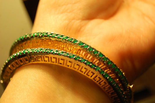 ELEGANT GREEN BANGLES