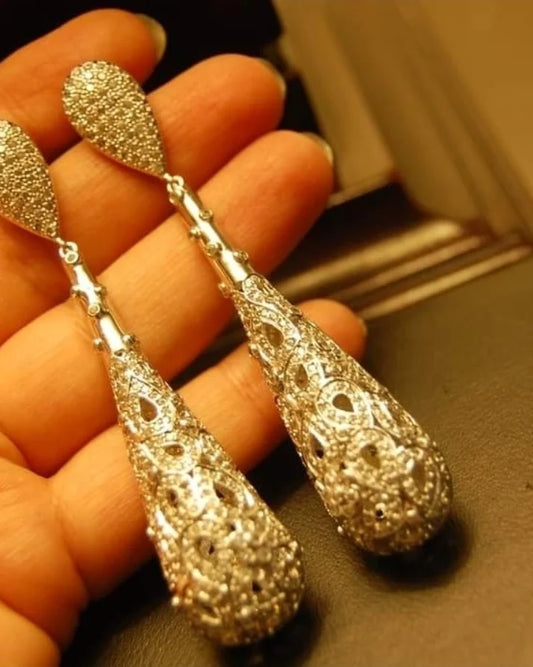 ZIRCON DROP EARRINGS