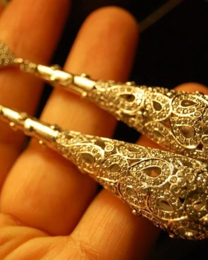 ZIRCON DROP EARRINGS