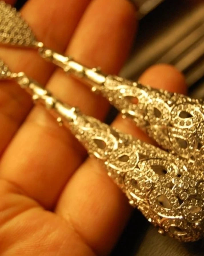 ZIRCON DROP EARRINGS