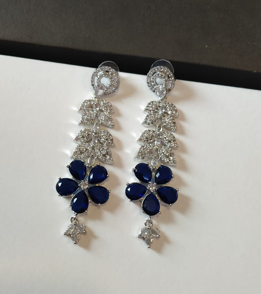 BLUE ZIRCON EARRINGS