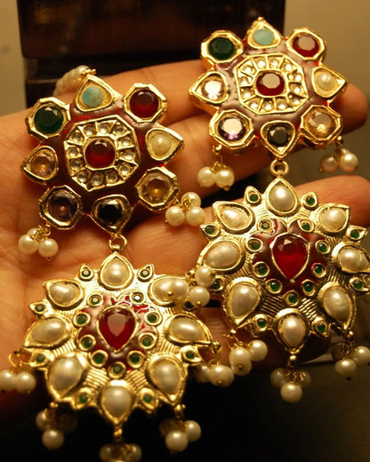MULTI STONE EARRINGS