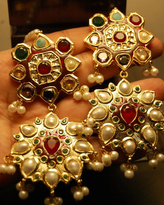MULTI STONE EARRINGS