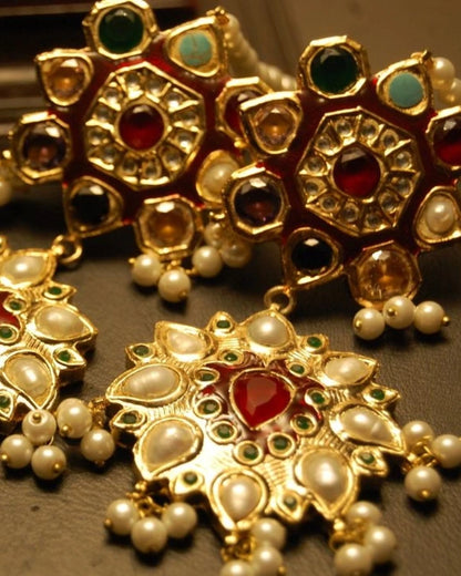 MULTI STONE EARRINGS