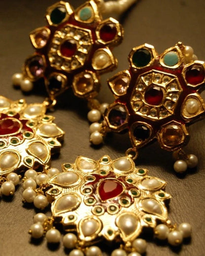 MULTI STONE EARRINGS