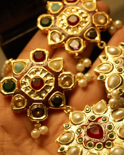 MULTI STONE EARRINGS