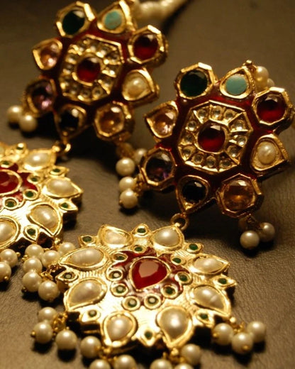 MULTI STONE EARRINGS