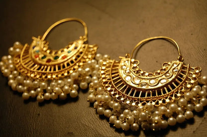 DOUBLE SIDED BALAS IN KUNDAN & NAURATAN
