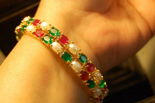 SINGLE MULTI JEWELLED BANGLE