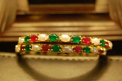 SINGLE MULTI JEWELLED BANGLE
