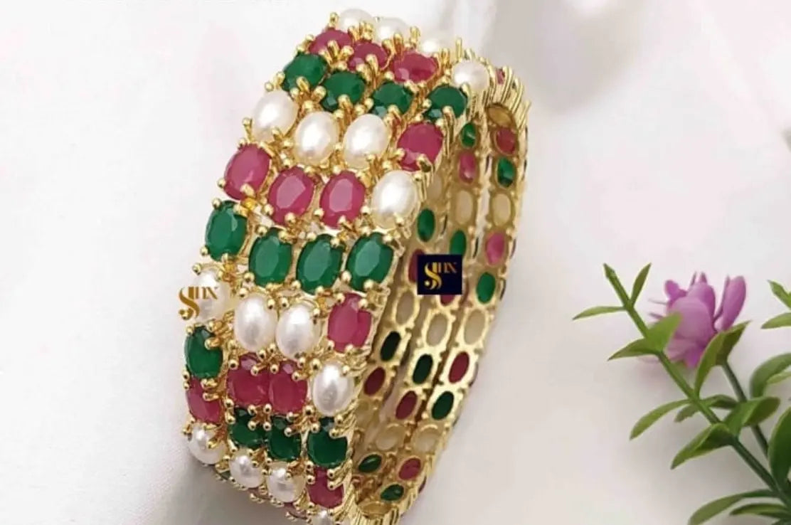 SINGLE MULTI JEWELLED BANGLE