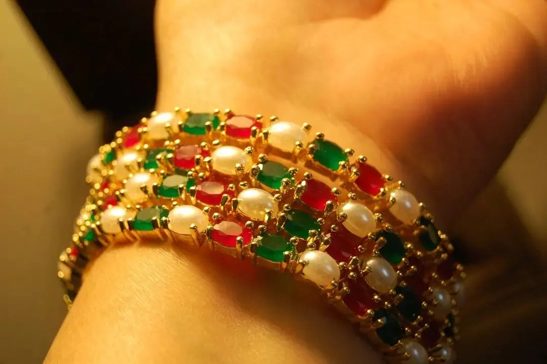 SINGLE MULTI JEWELLED BANGLE