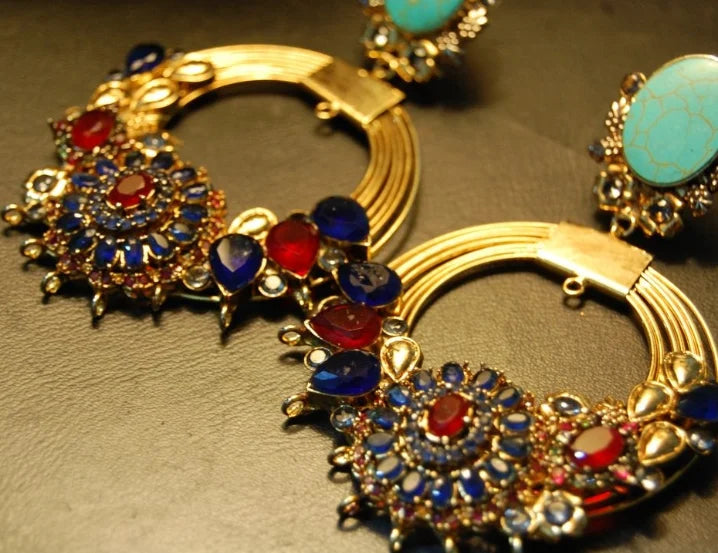 Gorgeous multi stone earrings