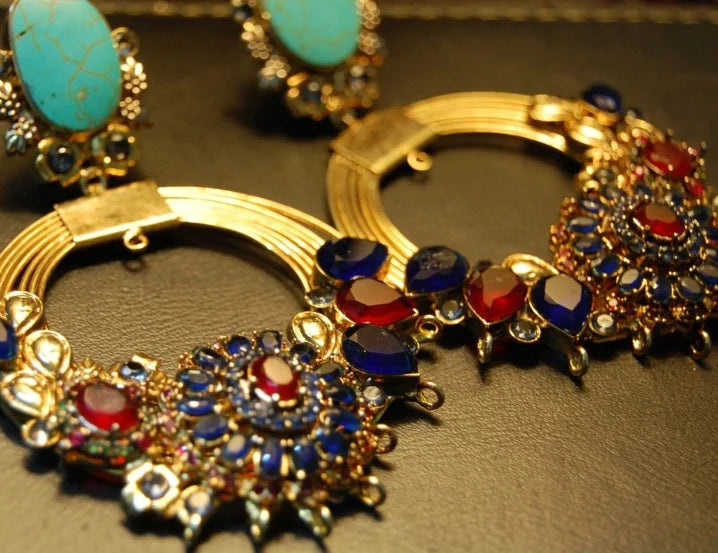 Gorgeous multi stone earrings