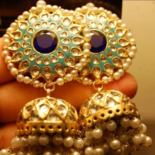 FEROZA & BLUE MEENA & KUNDAN JHUMKAS