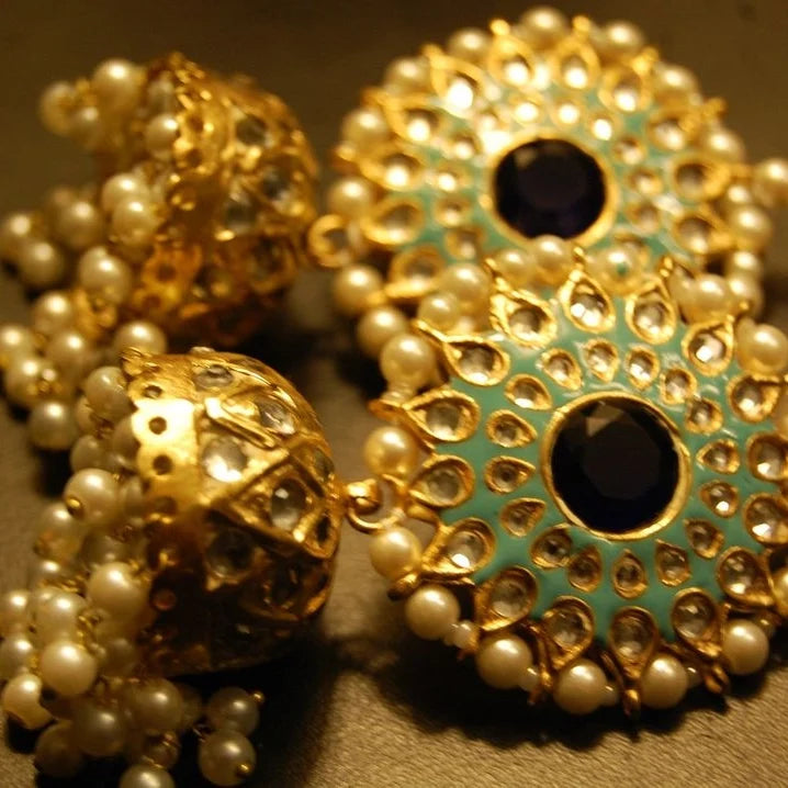 FEROZA & BLUE MEENA & KUNDAN JHUMKAS
