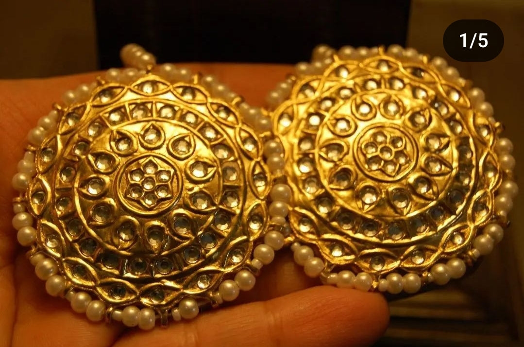 KUNDAN & PEARL EARRINGS