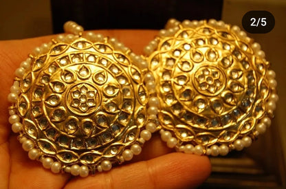 KUNDAN & PEARL EARRINGS