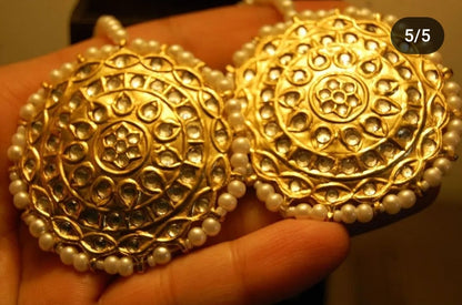 KUNDAN & PEARL EARRINGS