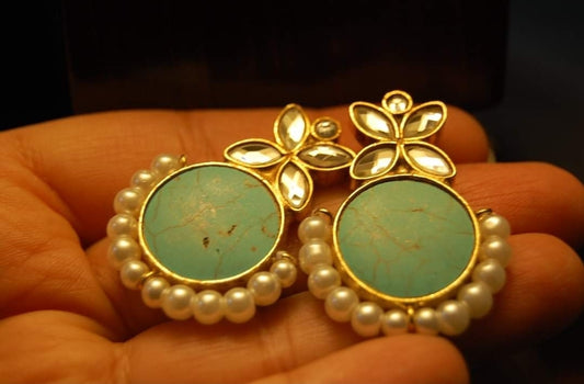 KUNDAN & STONE EARRINGS