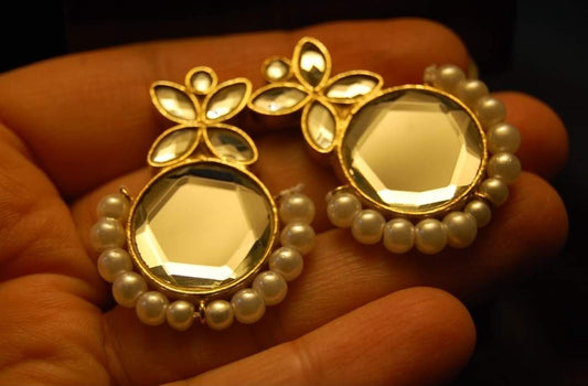KUNDAN & STONE EARRINGS