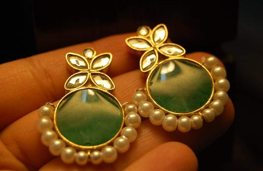 KUNDAN & STONE EARRINGS