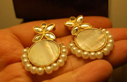 KUNDAN & STONE EARRINGS