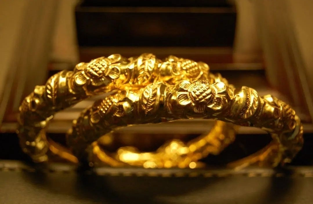 SINGLE, DHAAKA KARA IN CHAANDI WITH GOLD PLATING