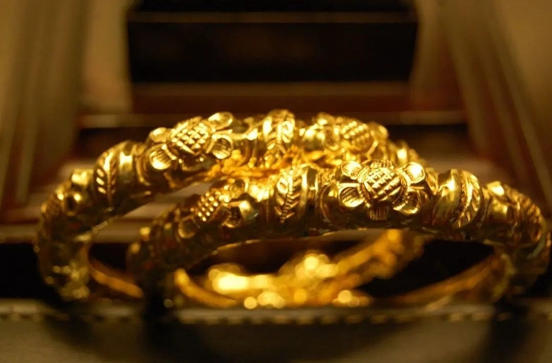SINGLE, DHAAKA KARA IN CHAANDI WITH GOLD PLATING