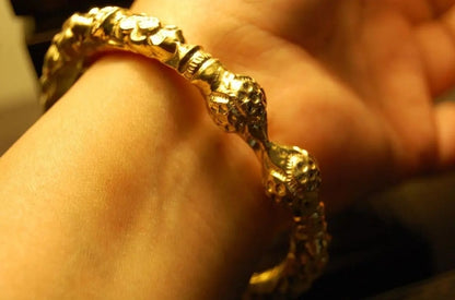 SINGLE, DHAAKA KARA IN CHAANDI WITH GOLD PLATING