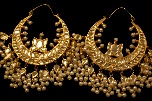 LARGE BALAS IN KUNDAN & PEARLS
