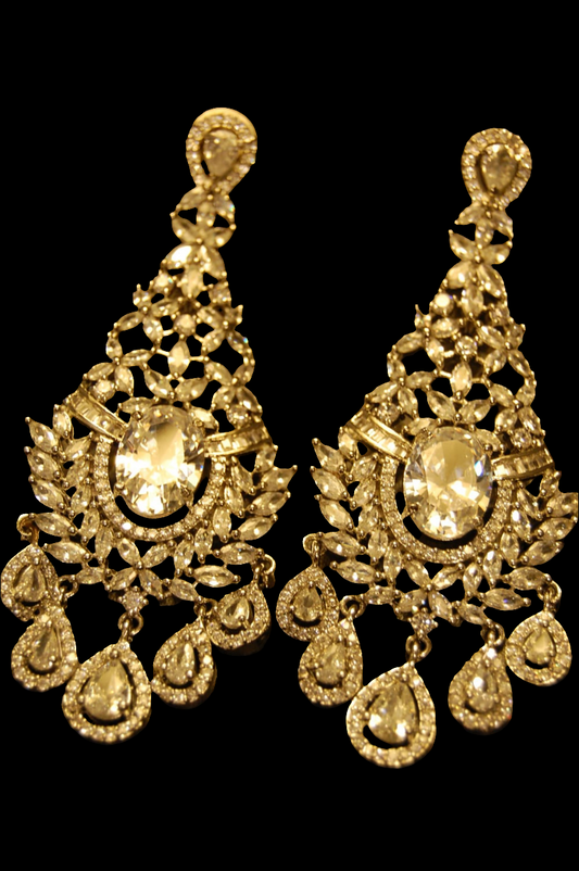 ELEGANT ZIRCON & EARRINGS