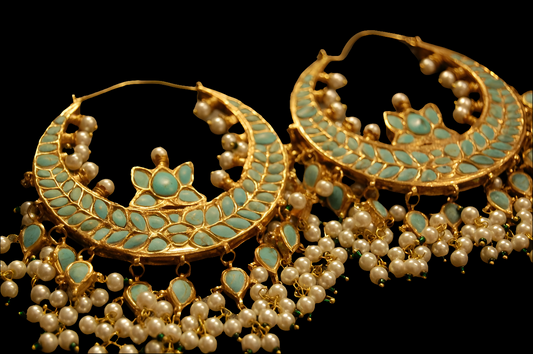 LARGE BALAS IN FEROZA & PEARLS