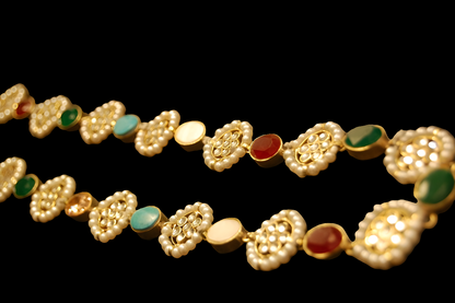 MULTIJEWELLED KUNDAN MALA