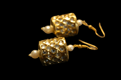 KUNDAN DHOLKI EARRINGS