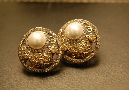 PEARL & ZIRCON STUDS