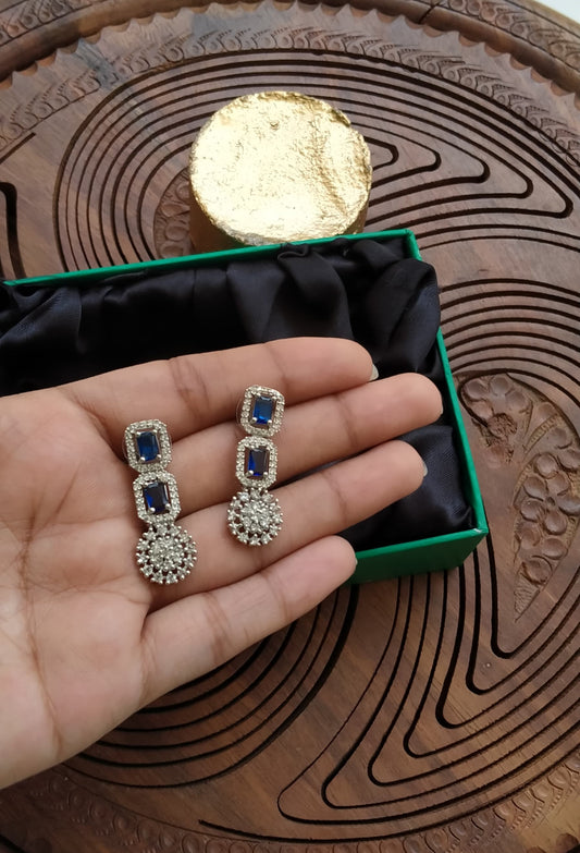 BLUE ZIRCON EARRINGS
