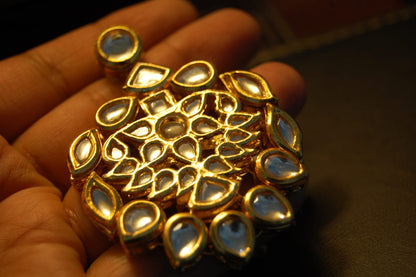 INDIAN POLKI KUNDAN EARRINGS