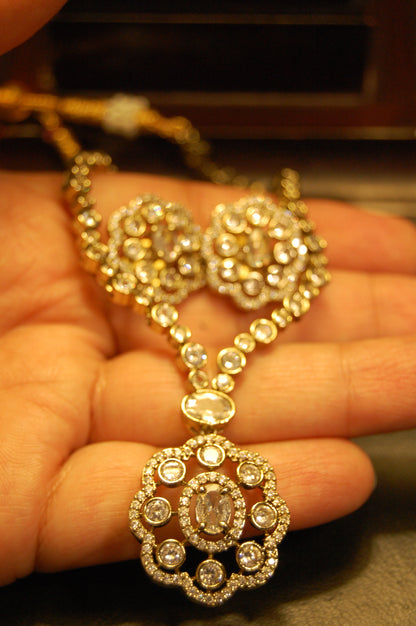 DELICATE ZIRCON NECKLACE SET