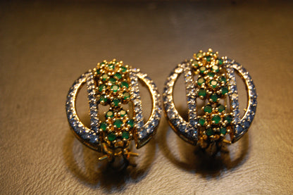 ZIRCON GREEN EARRINGS