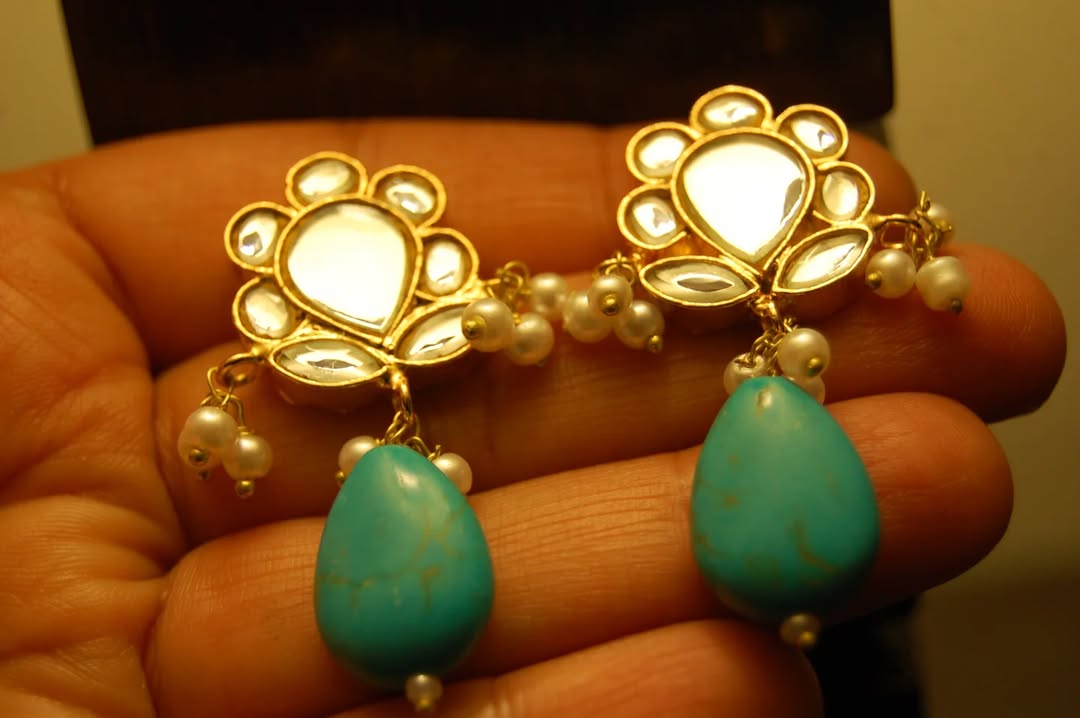 FEROZA KUNDAN EARRINGS