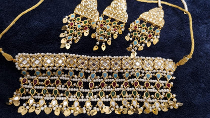 MULTI STONE CHOKER SET