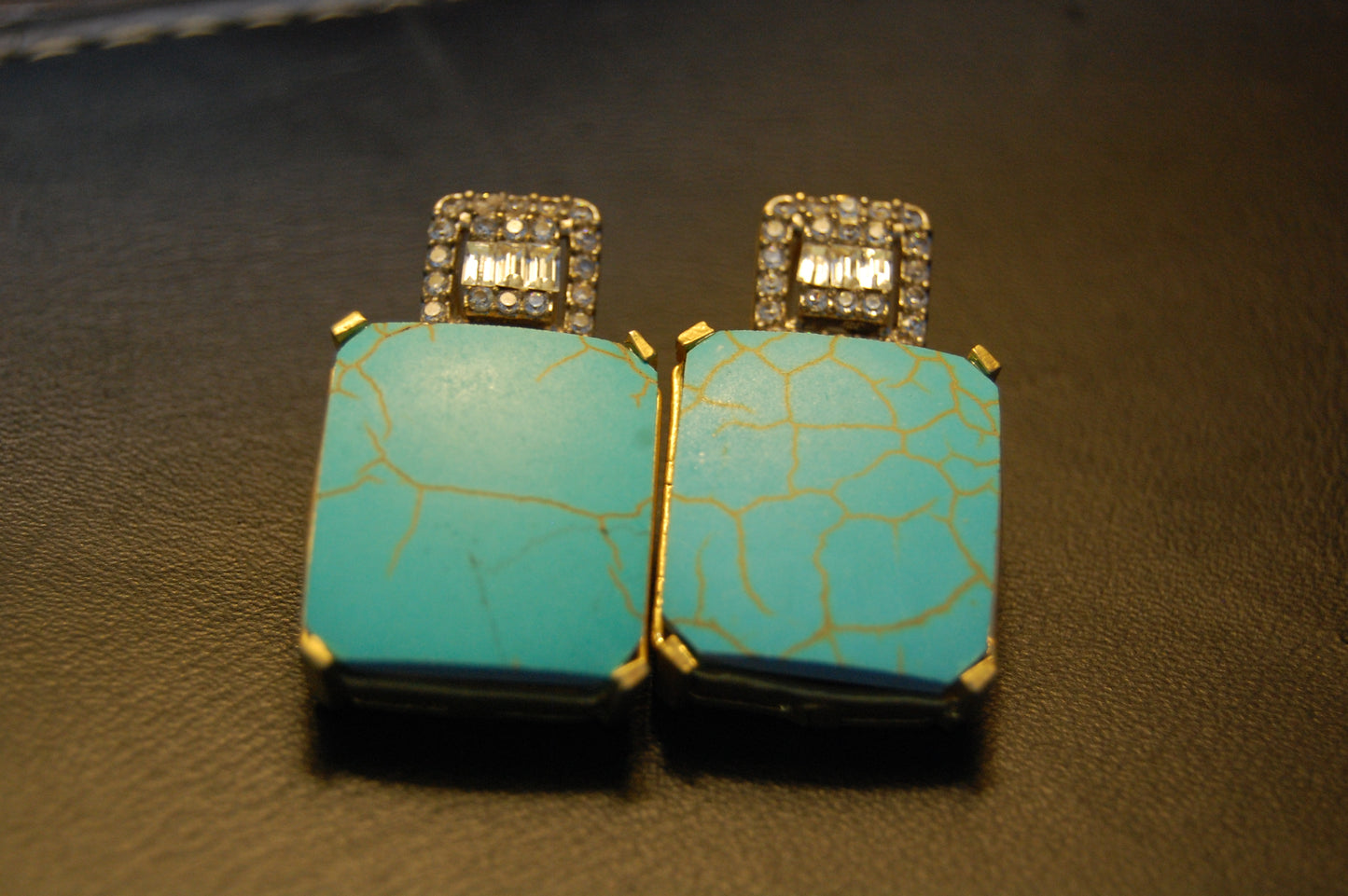 FEROZA & ZIRCON EARRINGS