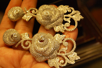 ELEGANT ZIRCON & EARRINGS