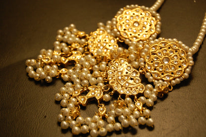 KUNDAN & PEARLS MAGAR EARRINGS